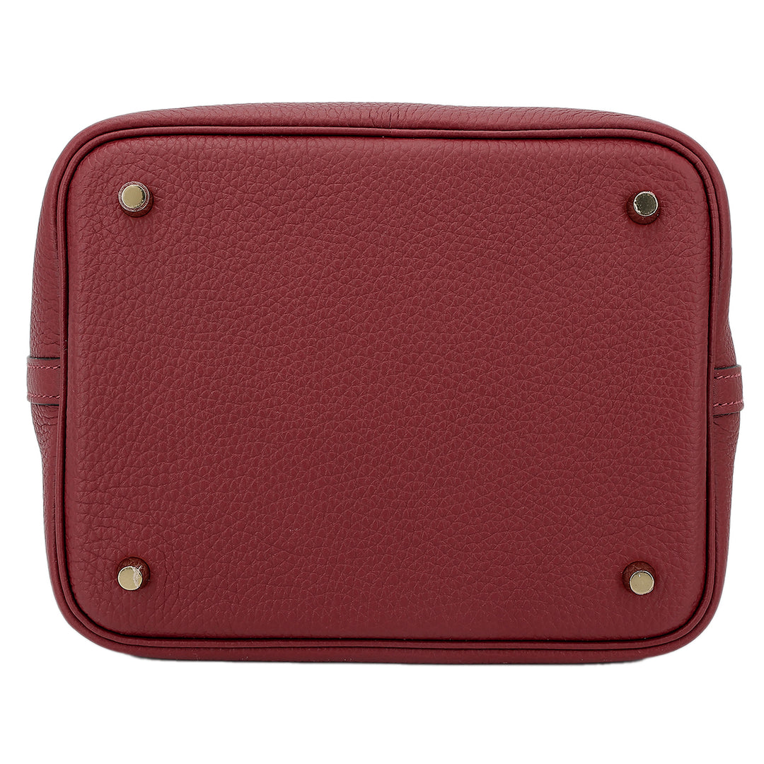 Hermès Rouge H Picotin Lock 22 Bag