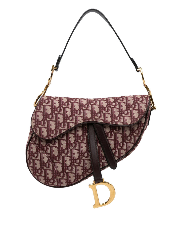 Christian Dior Medium Oblique Saddle Shoulder Bag