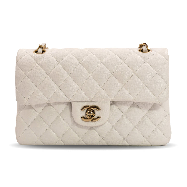 Chanel White Caviar Small Bag