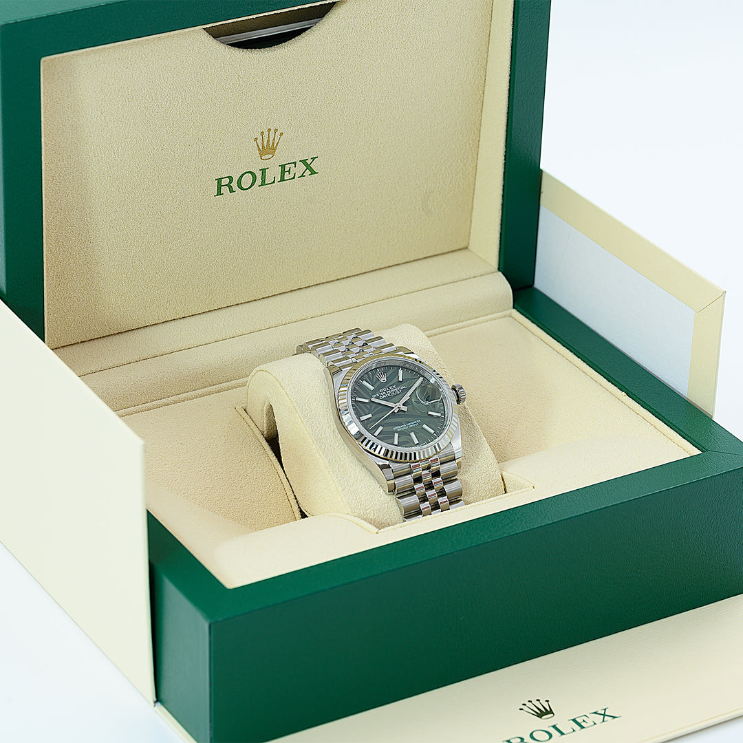 Rolex Watch 36mm Oystersteel Green