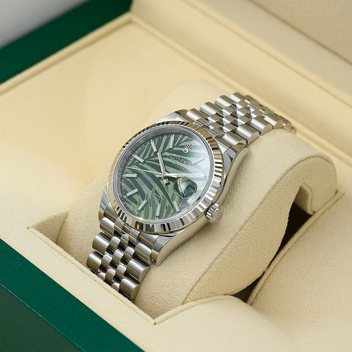 Rolex Watch 36mm Oystersteel Green