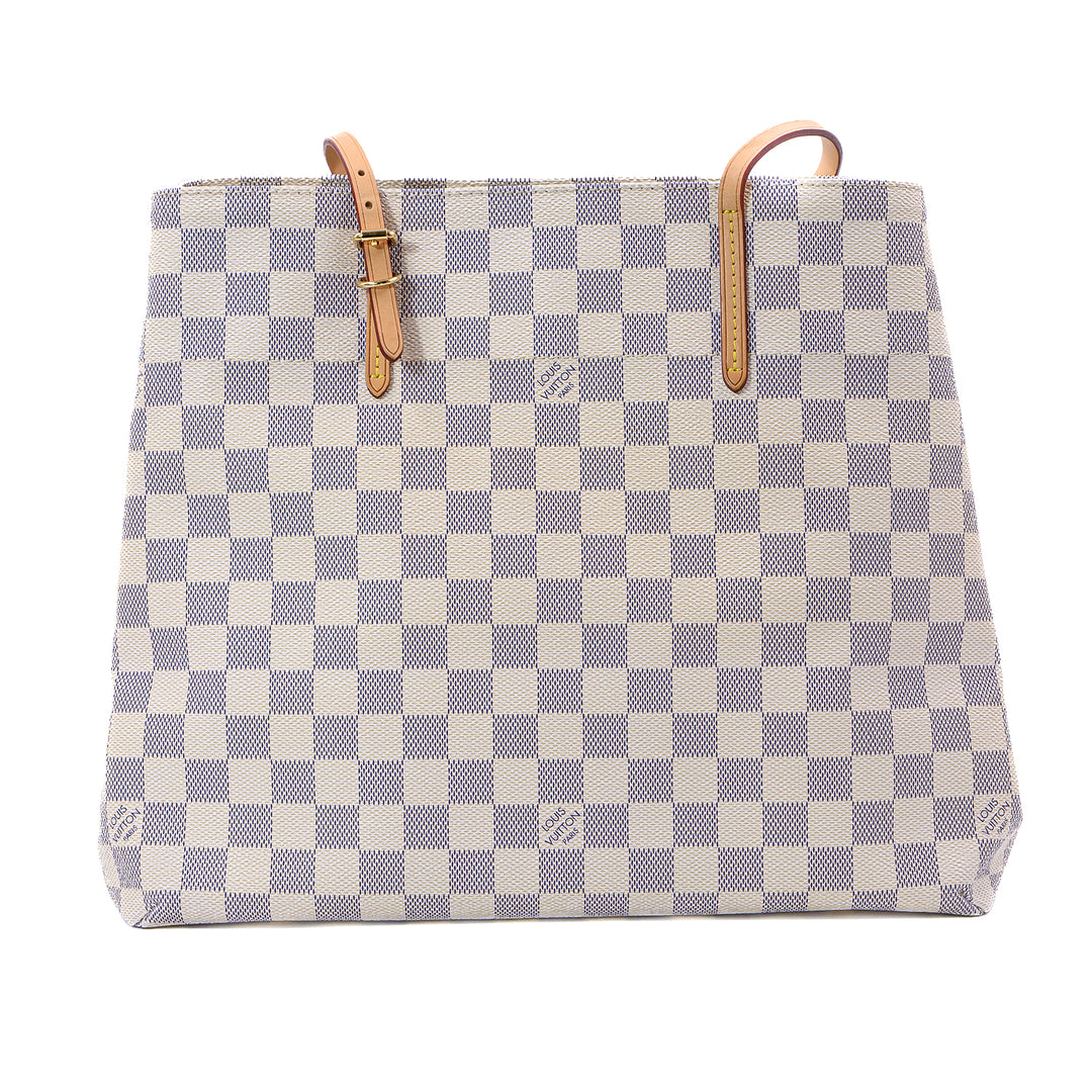 Louis Vuitton Damier Azur Canvas Articles De Voyage Cabas Adventure MM Bag