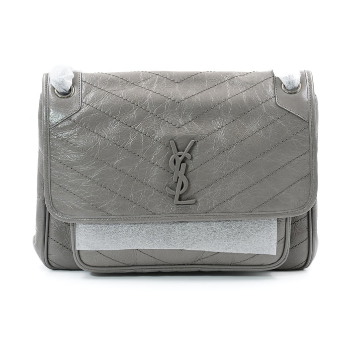 Saint Laurent Grey Nikki Shoulder Large bag