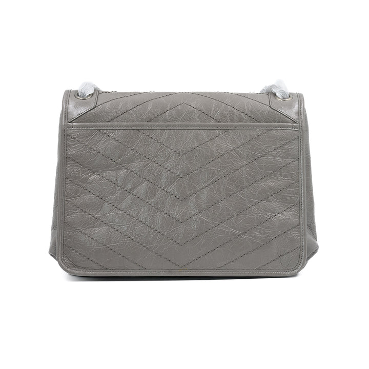 Saint Laurent Grey Nikki Shoulder Large bag