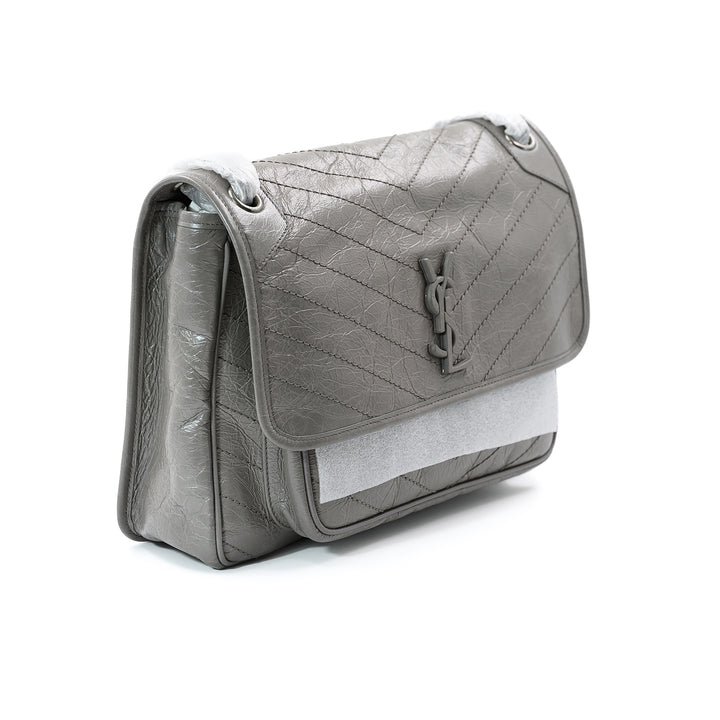 Saint Laurent Grey Nikki Shoulder Large bag