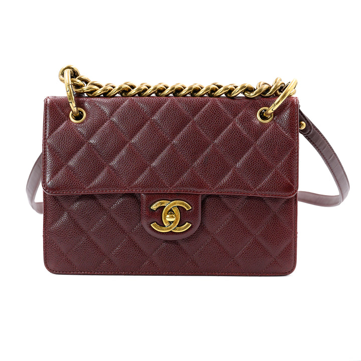 Chanel Burgundy Medium Retro Class Flap Bag