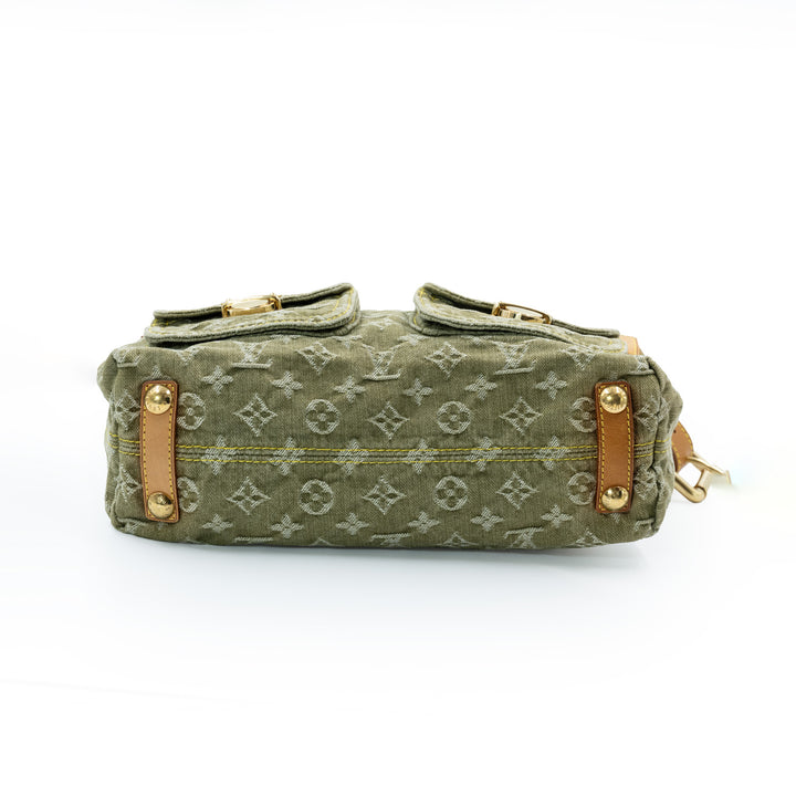 Louis Vuitton Green Monogram denim Buggy Pm Shoulder bag