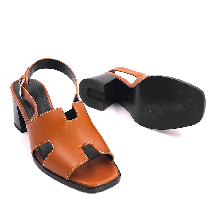 Hermès Women's Elbe Heeled Sandals