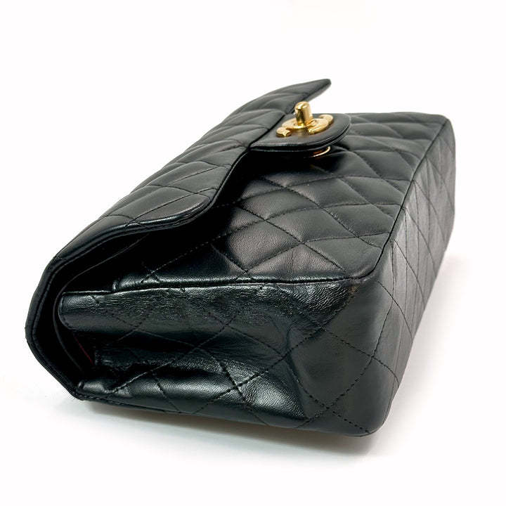 Chanel Black Quilted Leather Small Classic Double Flap Bag