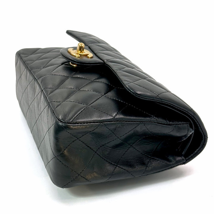 Chanel Black Quilted Leather Small Classic Double Flap Bag