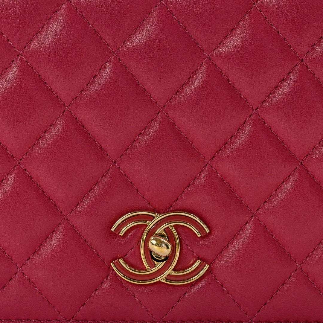 Chanel Pink Lambskin Quilted Small Citizen Chic Flap Bag