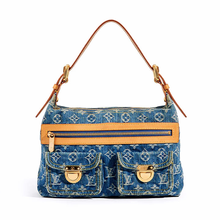 Louis Vuitton Blue Monogram denim Buggy Pm Shoulder bag