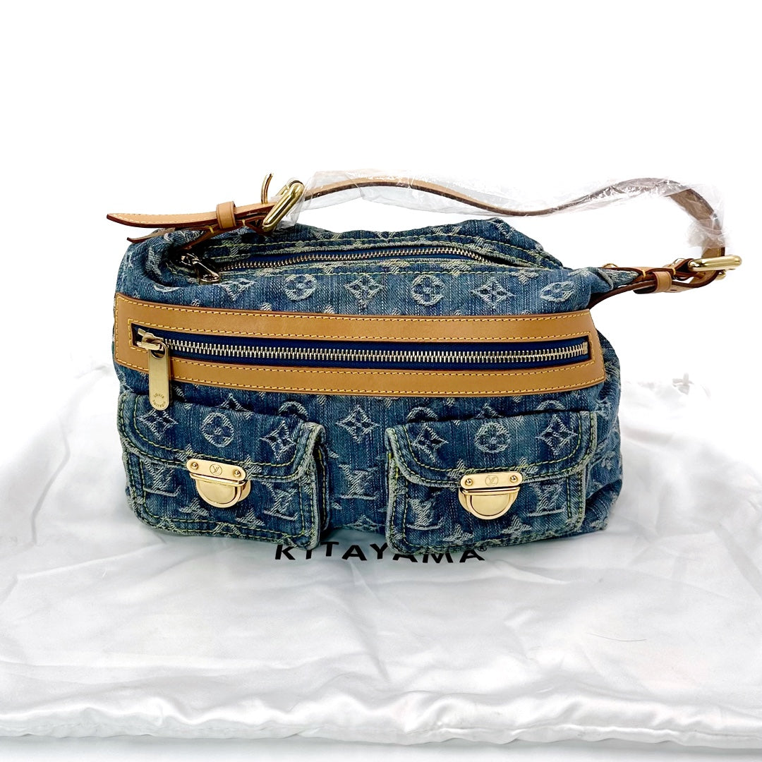 Louis Vuitton Blue Monogram denim Buggy Pm Shoulder bag