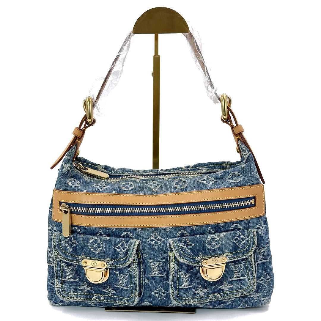 Louis Vuitton Blue Monogram denim Buggy Pm Shoulder bag