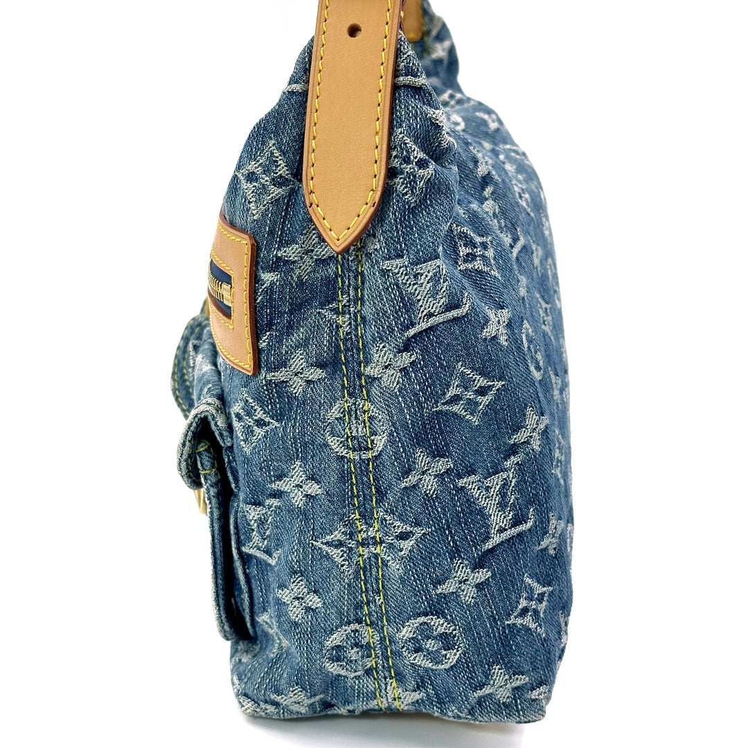 Louis Vuitton Blue Monogram denim Buggy Pm Shoulder bag