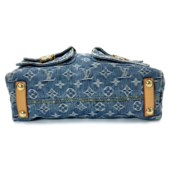 Louis Vuitton Blue Monogram denim Buggy Pm Shoulder bag