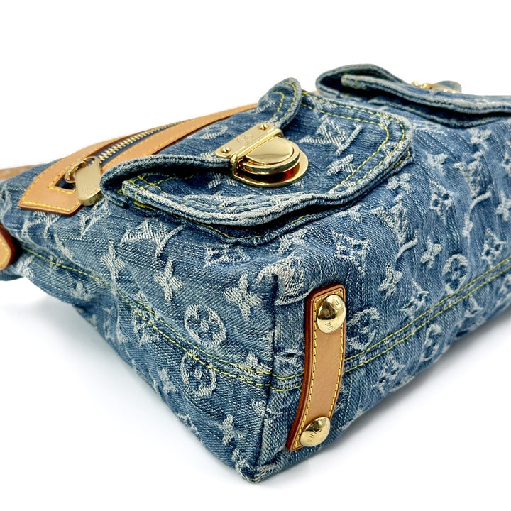 Louis Vuitton Blue Monogram denim Buggy Pm Shoulder bag