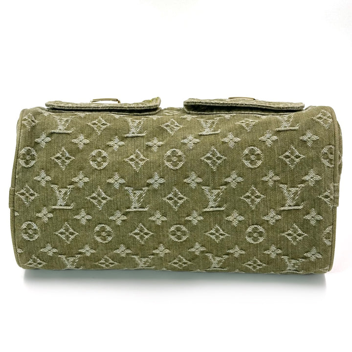 Louis Vuitton Green Monogram Denim Neo Speedy Handbag