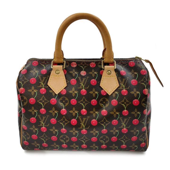 Louis Vuitton Cherry Speedy 25 Handbag