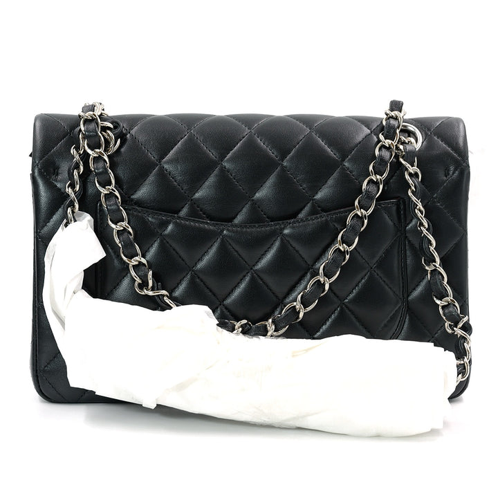 Chanel Black Quilted Leather Small Classic Double Flap Bag