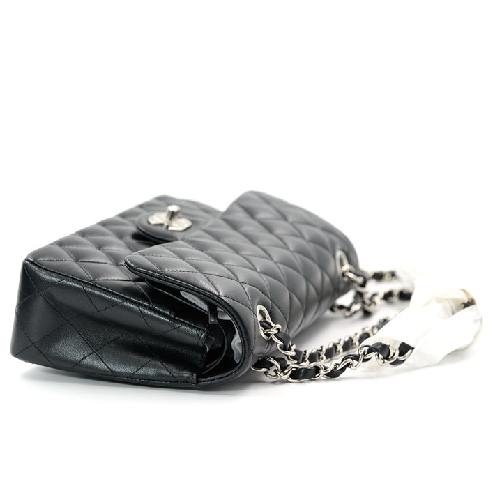 Chanel Black Quilted Leather Small Classic Double Flap Bag