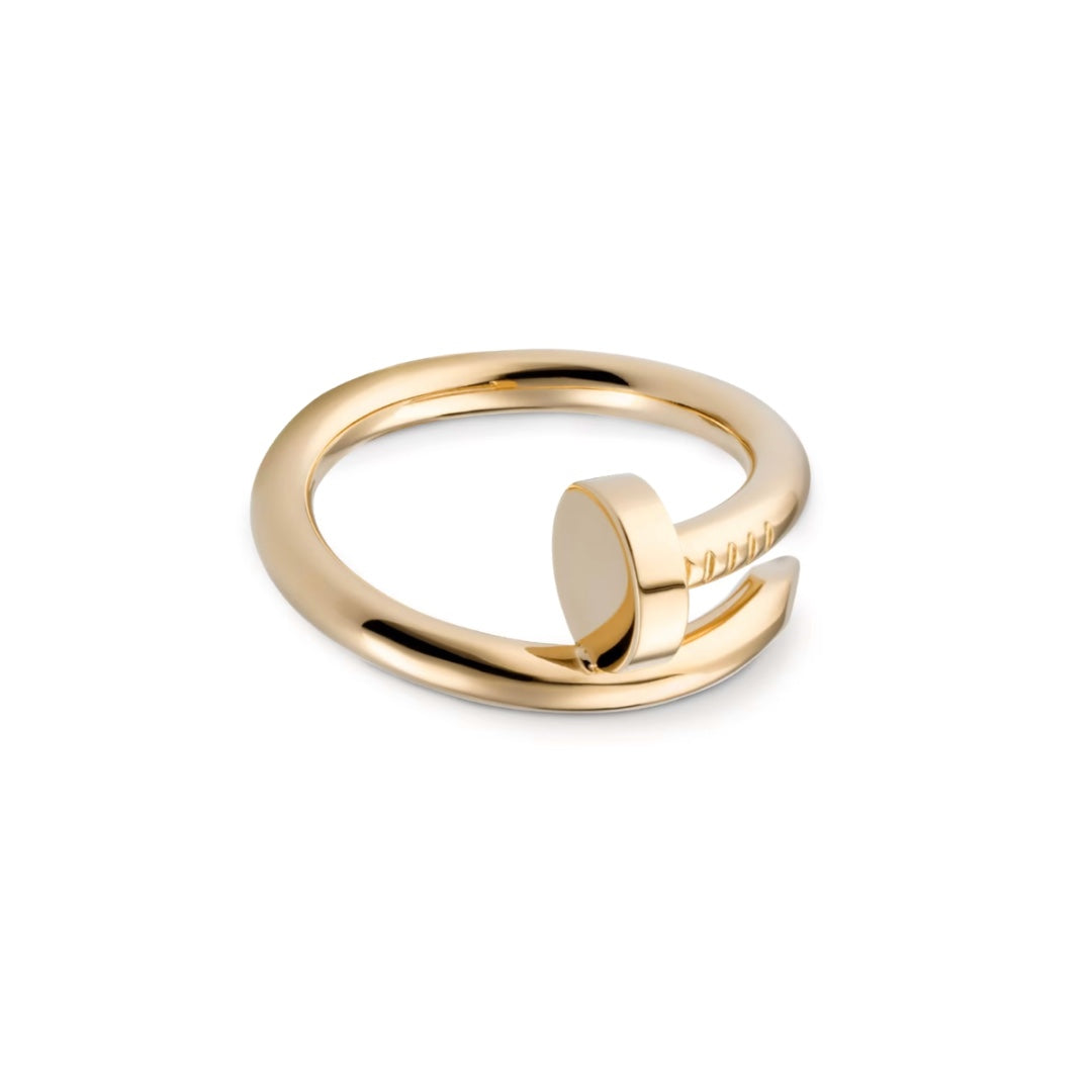 Cartier Juste Un Clou Ring, Classic Model 18k Yellow Gold