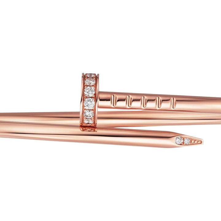 Cartier Juste un Clou bracelet Small Model 18K Rose Gold, Diamonds