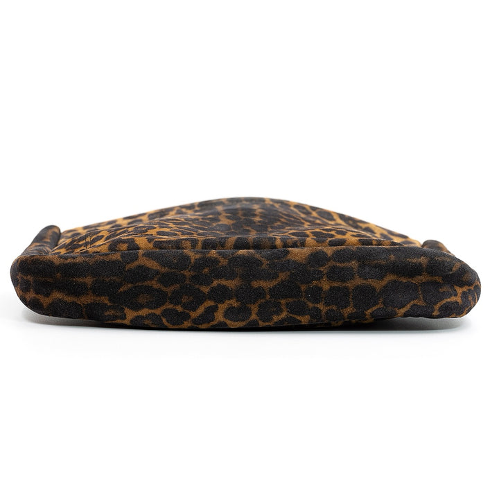 Jerome Dreyfuss Clap L leopard-print clutch bag