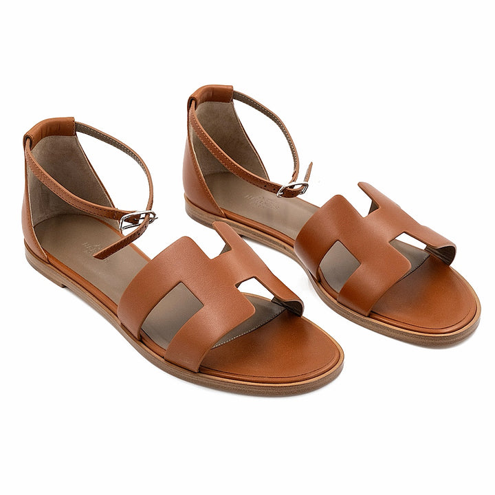 Hermès Santorini Calfskin Leather sandal