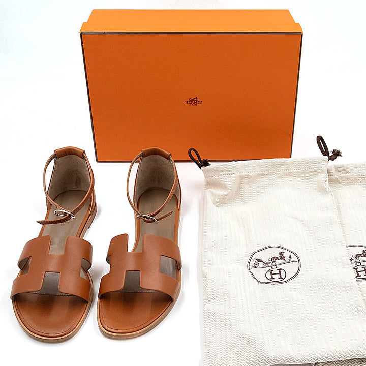 Hermès Santorini Calfskin Leather sandal