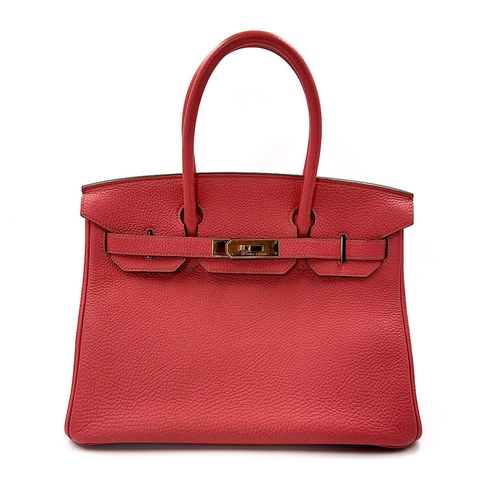 Hermès Birkin 30 Rose Lipstick Togo Handbag