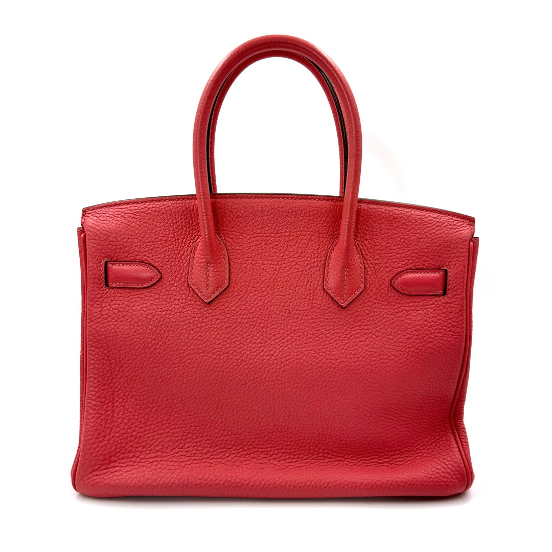 Hermès Birkin 30 Rose Lipstick Togo Handbag