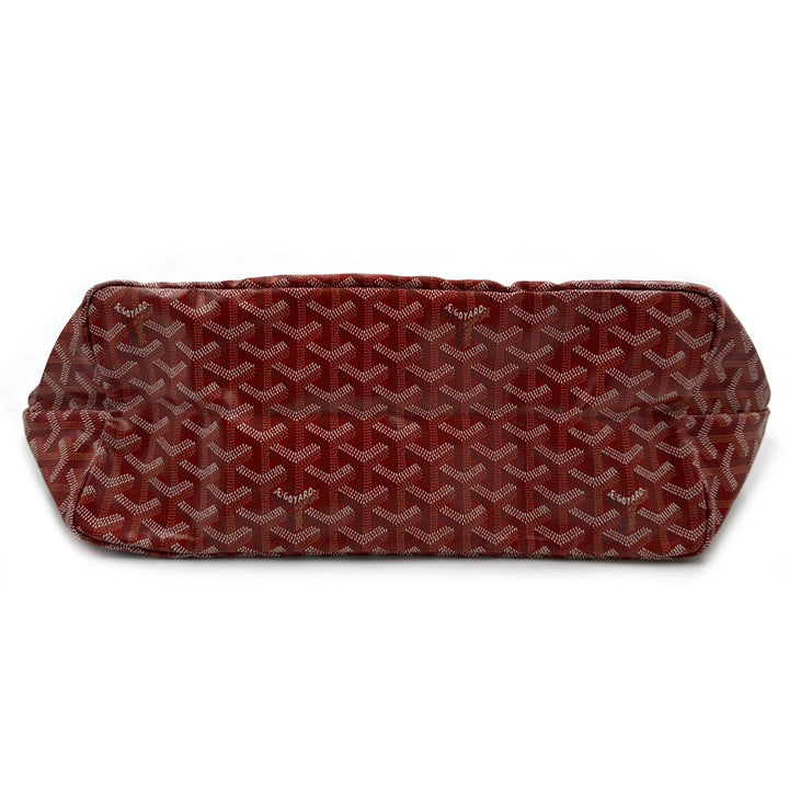 Goyard Red Goyardine Coated Canvas and Leather Saint Louis GM Tote