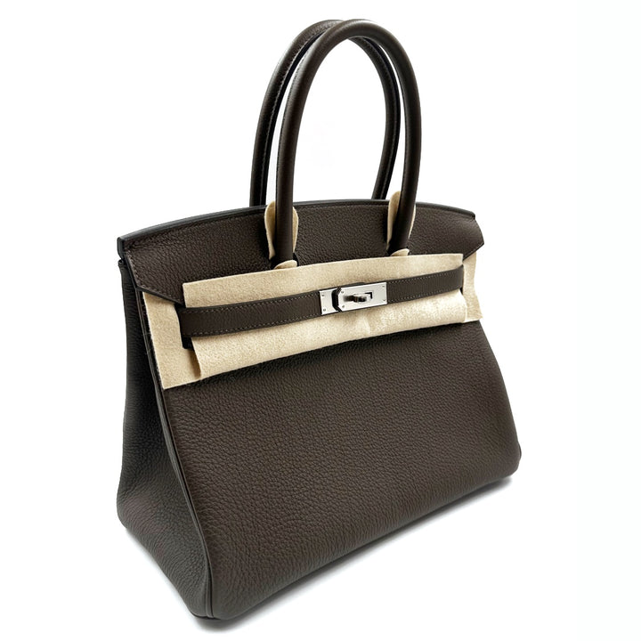 Hermès Birkin 30 Écorce Togo leather with Palladium hardware