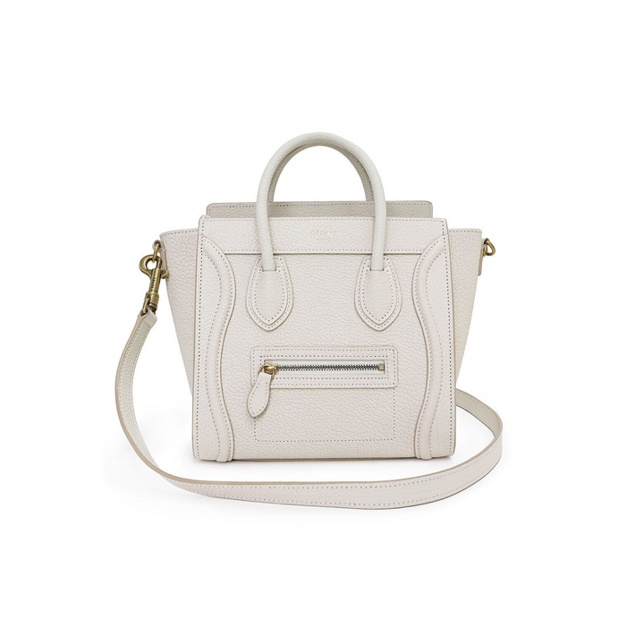 Céline Drummed Calfskin Nano Luggage Bag - Gemaee  UAE