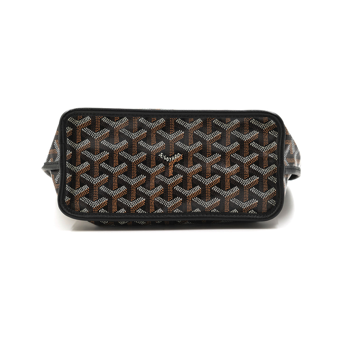 Goyardine Reversible Mini Anjou Black