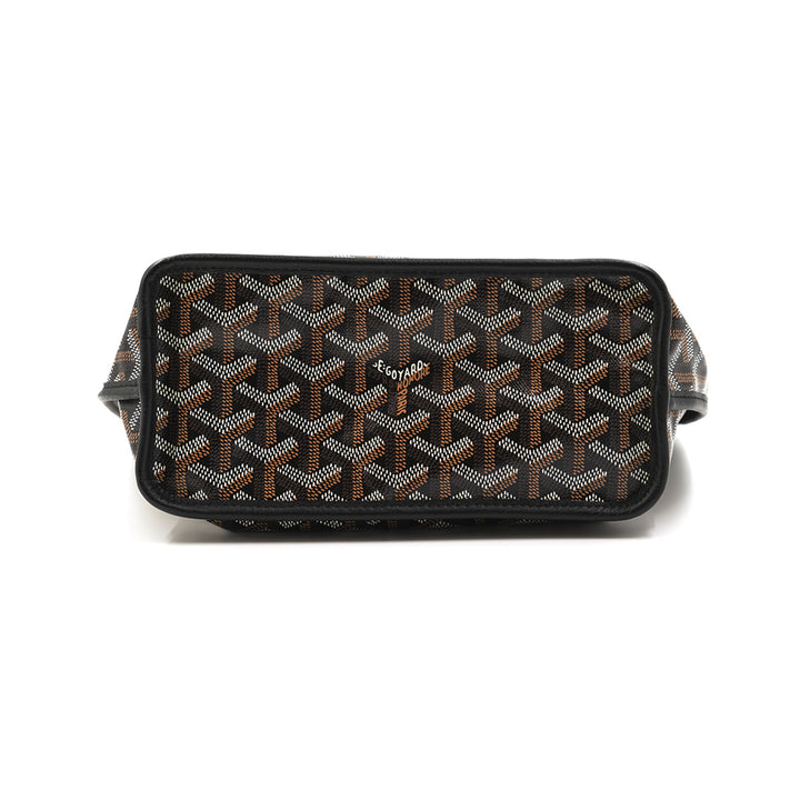 Goyardine Reversible Mini Anjou Black