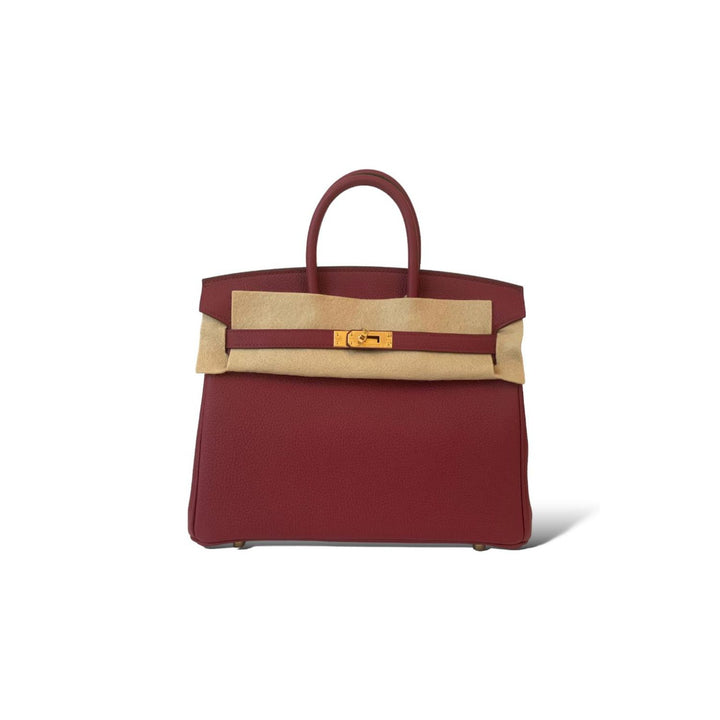 Hermès BIRKIN 25 ROUGE H Togo GOLD HARDWARE