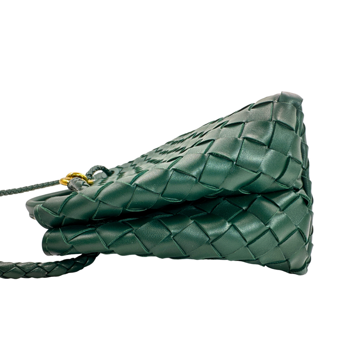 Bottega Veneta Women Small East/west Andiamo Handbag In Green