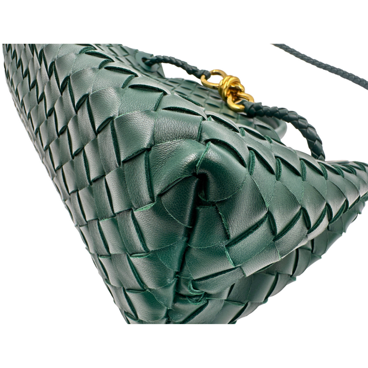 Bottega Veneta Women Small East/west Andiamo Handbag In Green