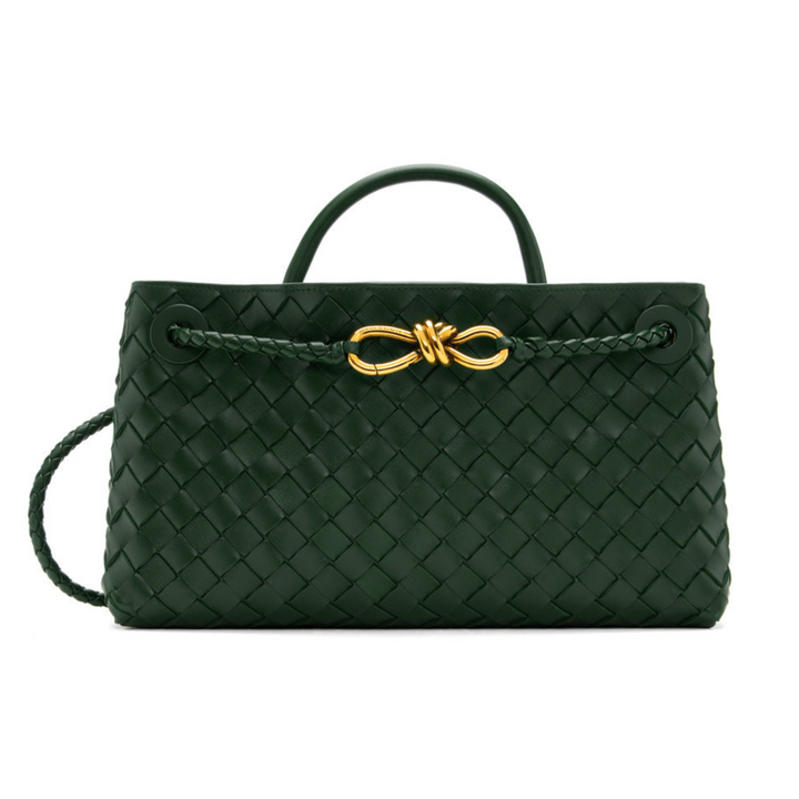 Bottega Veneta Women Small East/west Andiamo Handbag In Green