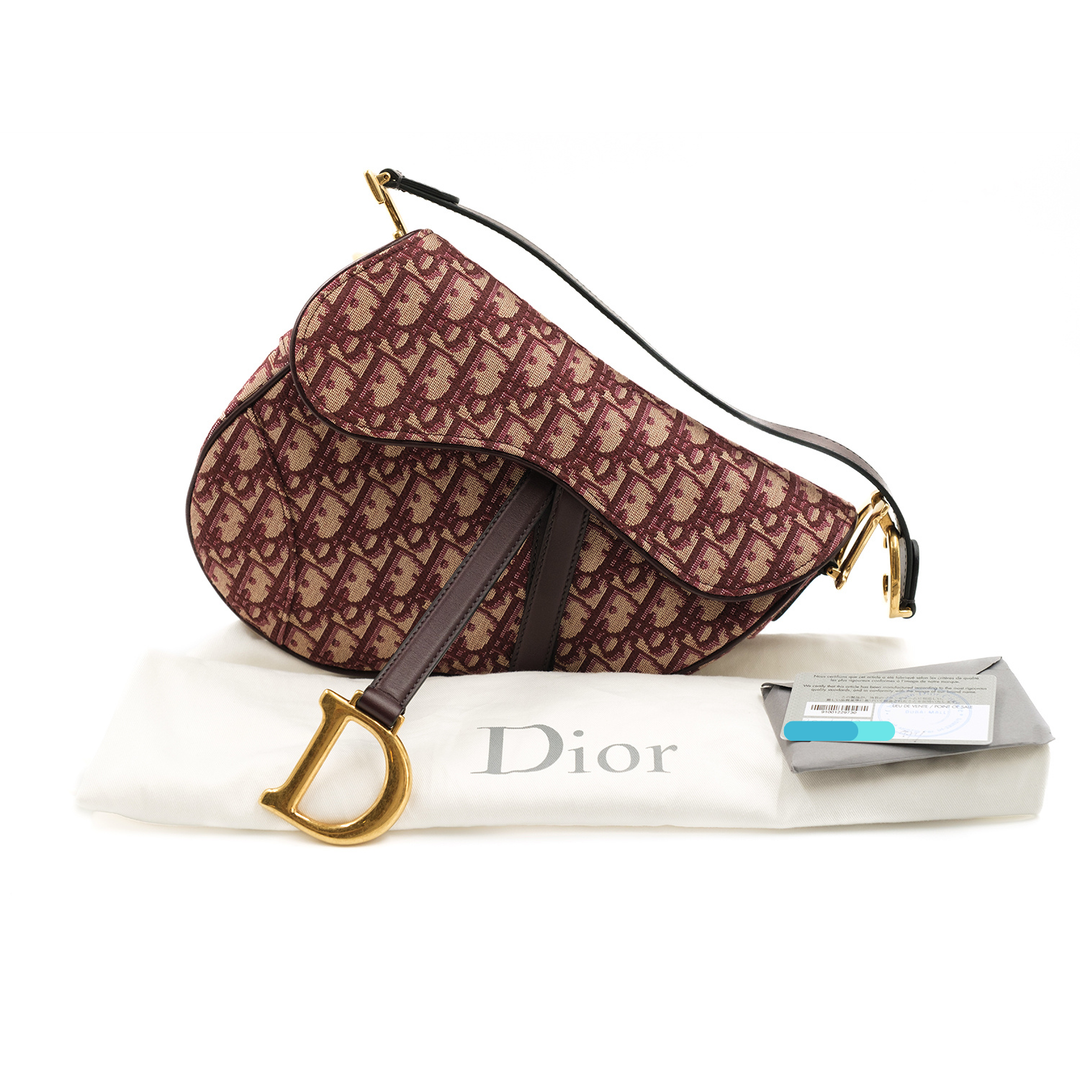 Dior Medium Oblique Saddle Bag