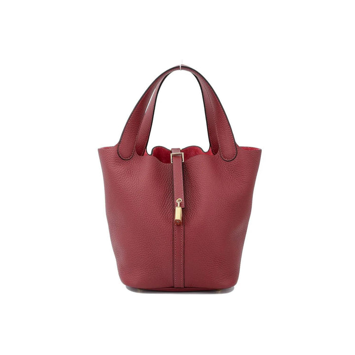 Hermès Rouge H Picotin Lock 22 Bag