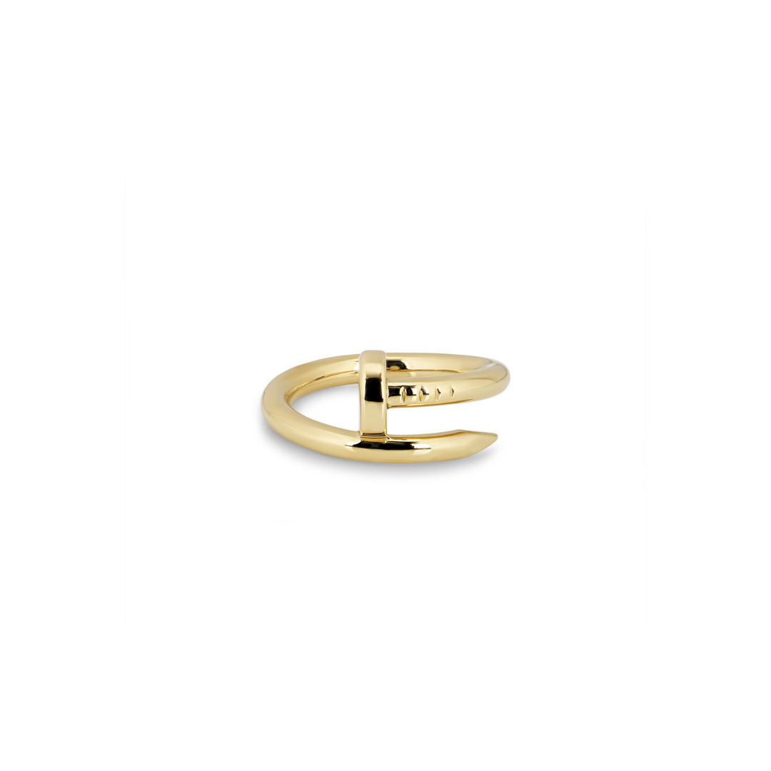 CARTIER JUSTE UN CLOU YELLOW GOLD RING