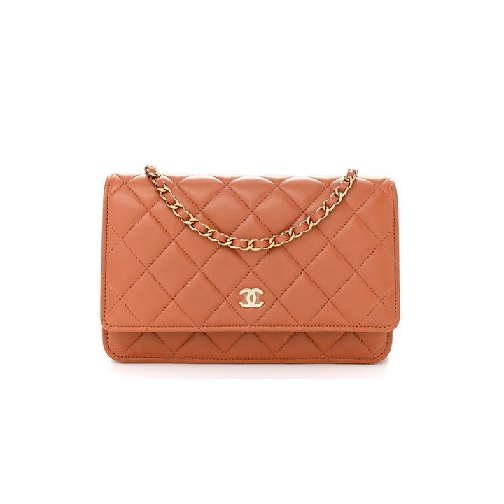 Chanel CC Classic Lambskin Wallet On Chain Bag