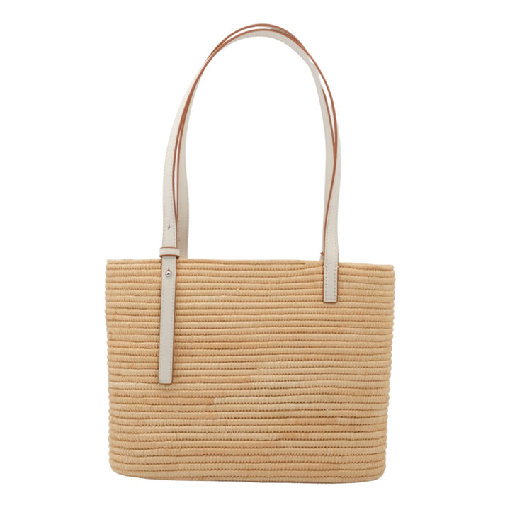 Loewe Square Basket Bag in White