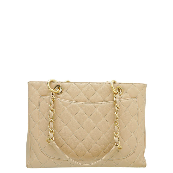 Chanel Shopper Tote Beige Bag - Gemaee UAE