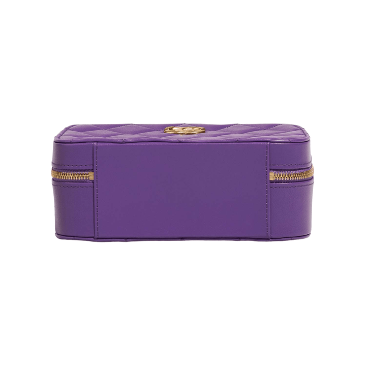 Chanel Vanity Small Lamb Violet - Gemaee UAE