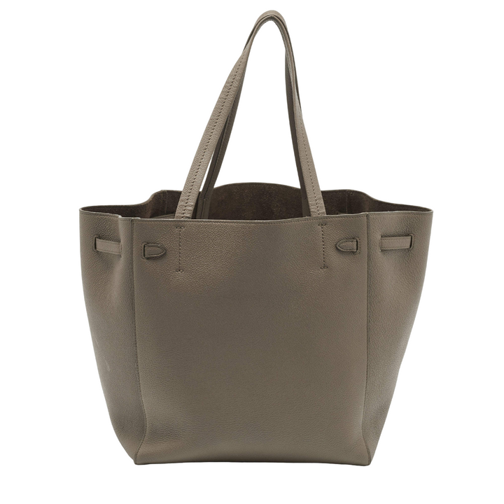 Céline Grey Leather Small Cabas Phantom Tote Bag