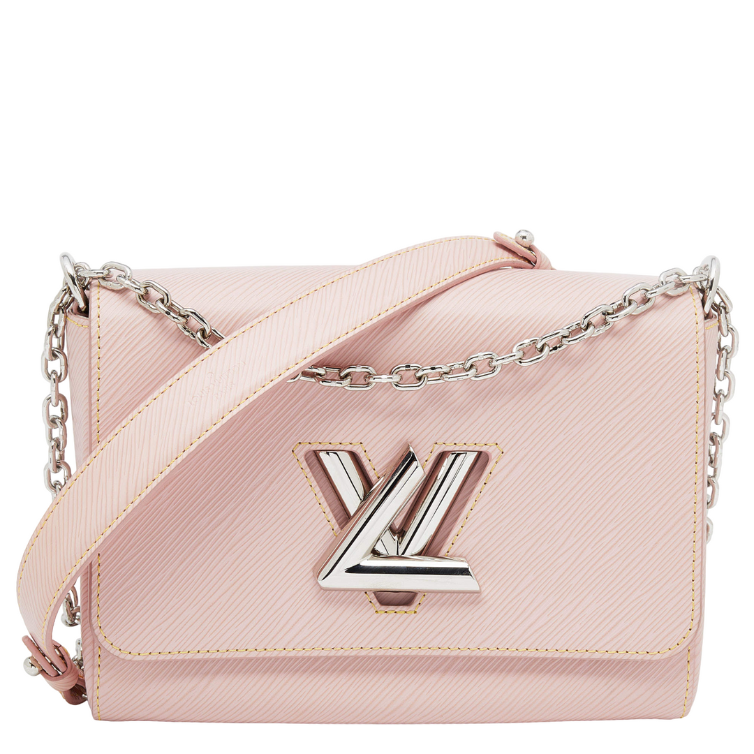 Louis Vuitton Rose Ballerine Epi Leather Twist MM Bag